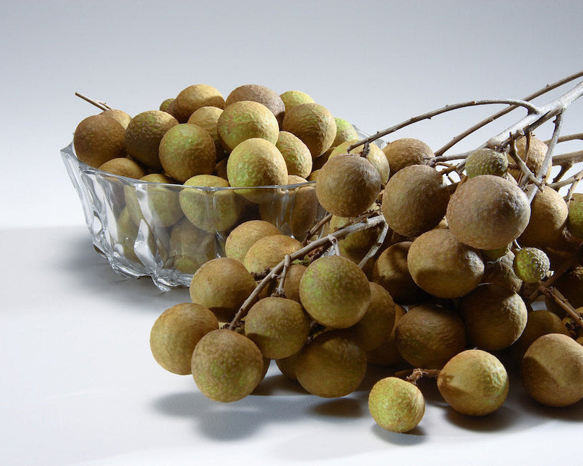 Fresh longan fruit from Hawaii.