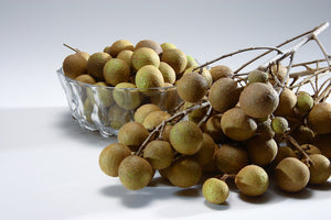 Fresh longan fruit from Hawaii.